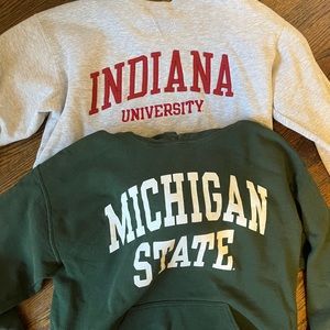 College sweatshirts!! (25 each)